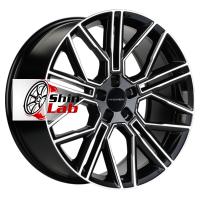 9,5*21 5*112 ET36 66,6 Khomen Wheels KHW2101 (E-tron) Black-FP