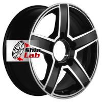 6,5*16 5*139,7 ET35 98,5 Khomen Wheels KHW1614 (Niva 4x4 Bronto) Black-FP