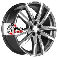 7,5*19 5*100 ET28 57,1 Khomen Wheels KHW1905 (FAW Bestune T77) Gray-FP