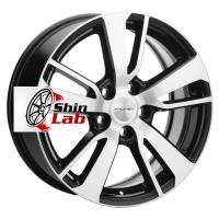 7*17 5*108 ET50 63,35 Khomen Wheels KHW1704 (Ford C-Max) Black-FP