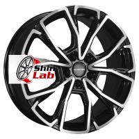 7,5*19 5*114,3 ET45 66,1 Khomen Wheels KHW1907 (Nissan X-Trail) Black-FP