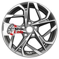 7*17 5*110 ET40 67,1 Khomen Wheels KHW1716 (Evolute i-Joy) Gray-FP